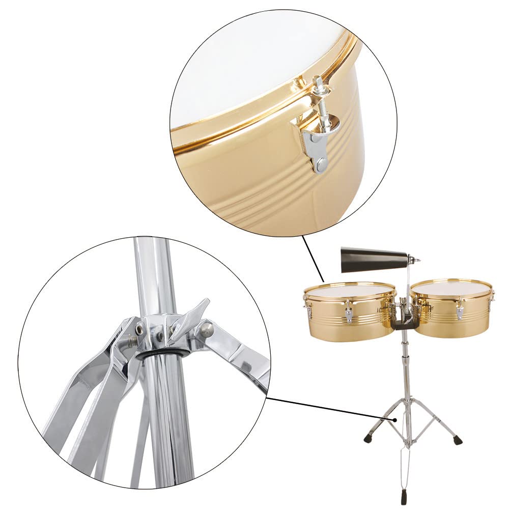 Amazon.com: Ktaxon Timbales Instrument 13 Inch & 14 Inch Timbales